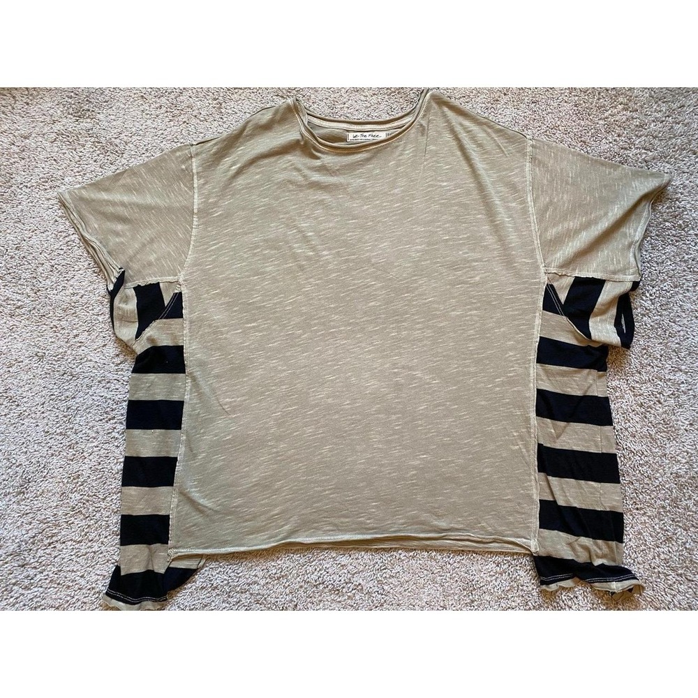 We The Free People FP Top Knit Oversized Tee Top Popover s50